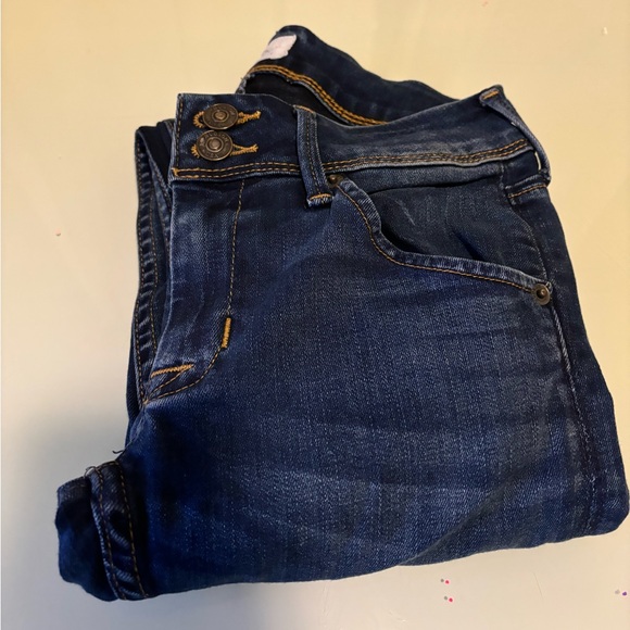 Hudson Jeans Collin Mid-Rise Skinny Supermodel Dark Wash Jean Obscurity Size 24 - Picture 10 of 16